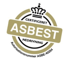 Certificeret asbestnedrivning – autorisationsnummer ASBE-40264